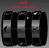Dice Rings with RPS symbols by Alexander Gwynne