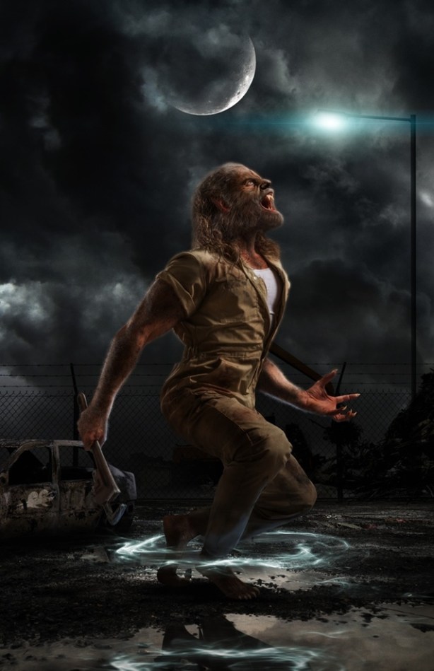 Bone Gnawer Theurge art from MET: Werewolf by Scott Harben