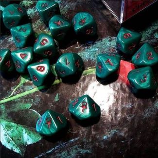 White Wolf V5 Announcement Bild (VtM Würfel auf 3rd Edition GRW)