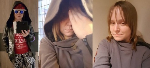 LARP Charactere: Links: Jordan Doyle  Mitte + Rechts: Natasha Wolf