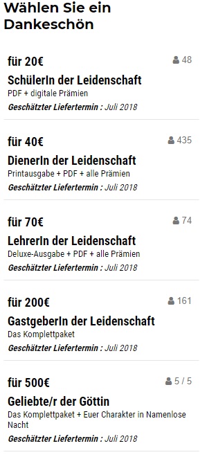 CF101 Game On Tabletops Rewardliste