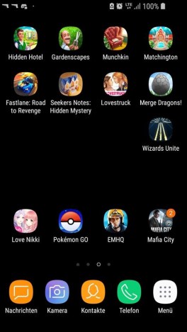 Mein Handy-Spieleschirm